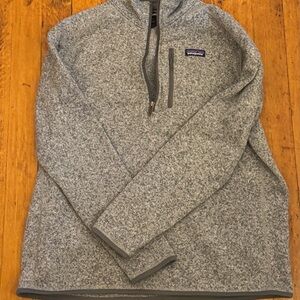 Patagonia Men's Gray Better Sweater 1/4 Zip